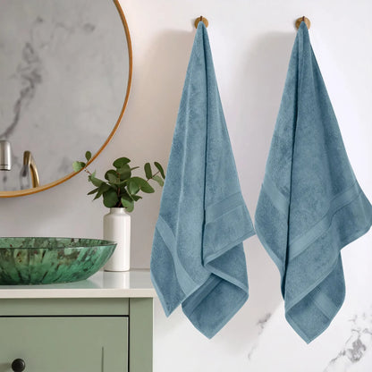 Madeline Egyptian Cotton Pile Heavyweight 2 Piece Bath Towel Set