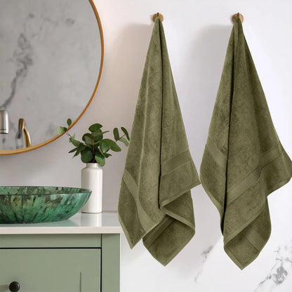Madeline Egyptian Cotton Pile Heavyweight 2 Piece Bath Towel Set
