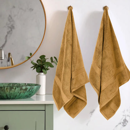 Madeline Egyptian Cotton Pile Heavyweight 2 Piece Bath Towel Set