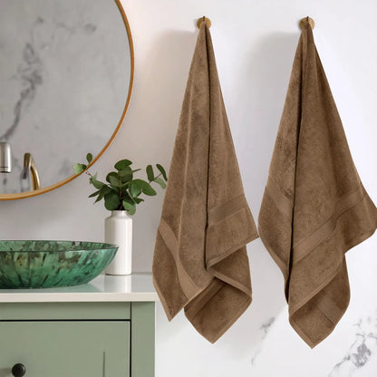 Madeline Egyptian Cotton Pile Heavyweight 2 Piece Bath Towel Set