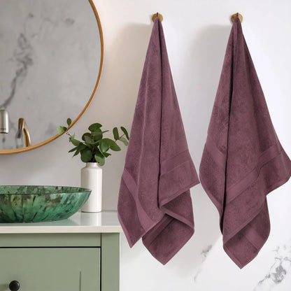 Madeline Egyptian Cotton Pile Heavyweight 2 Piece Bath Towel Set