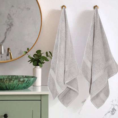 Madeline Egyptian Cotton Pile Heavyweight 2 Piece Bath Towel Set