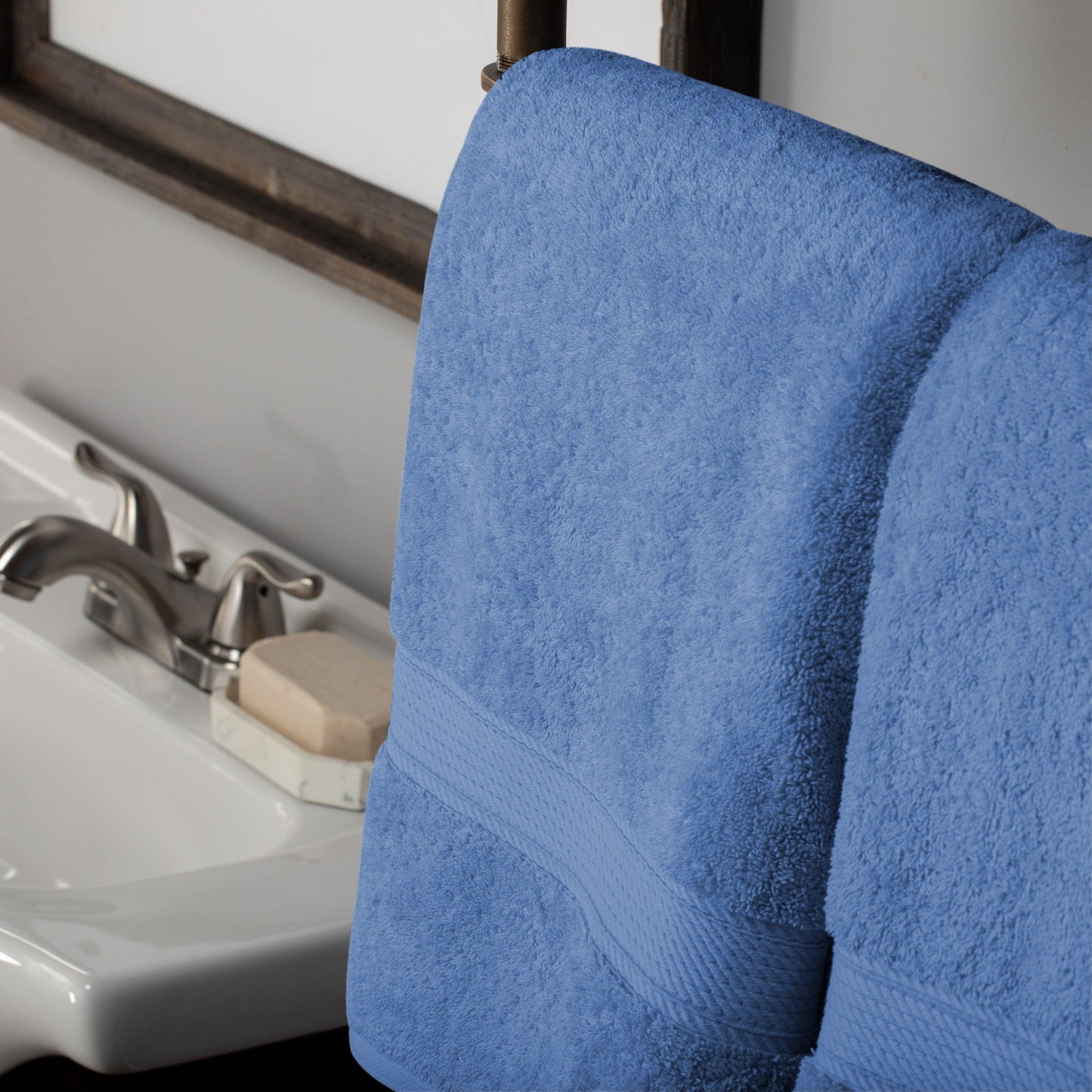Madison Egyptian Cotton Pile Plush Heavyweight 6 Piece Towel Set