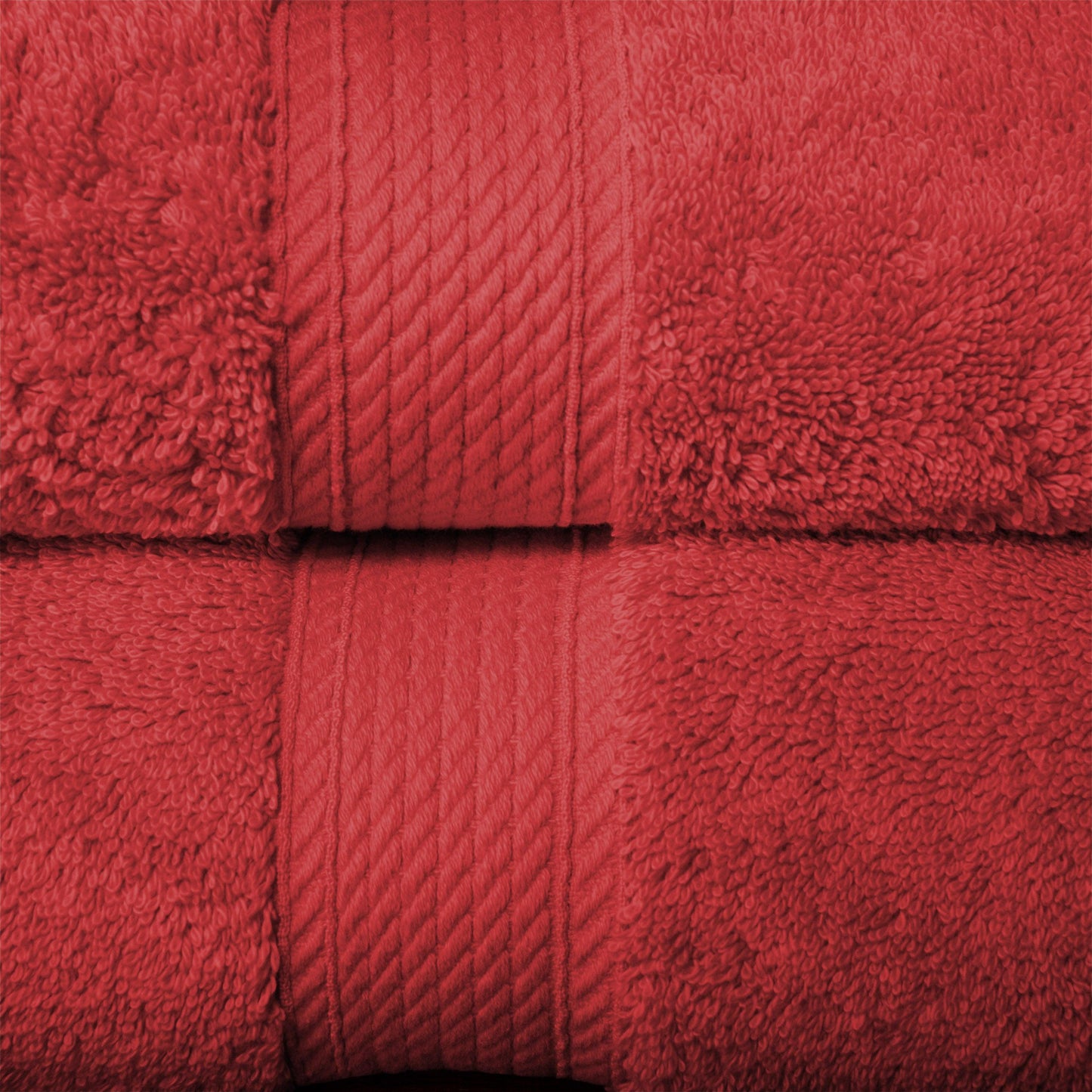 Madison Egyptian Cotton Pile Plush Heavyweight 6 Piece Towel Set