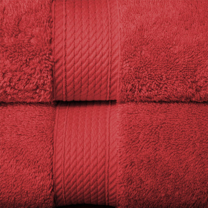 Madison Egyptian Cotton Pile Plush Heavyweight 6 Piece Towel Set
