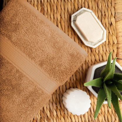 Madison Egyptian Cotton Pile Plush Heavyweight 6 Piece Towel Set