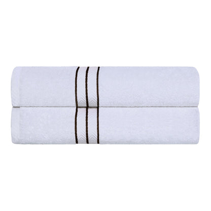 Ultra-Plush Turkish Cotton Hotel Collection Super Absorbent Solid Luxury Bathroom Set - Chocolate