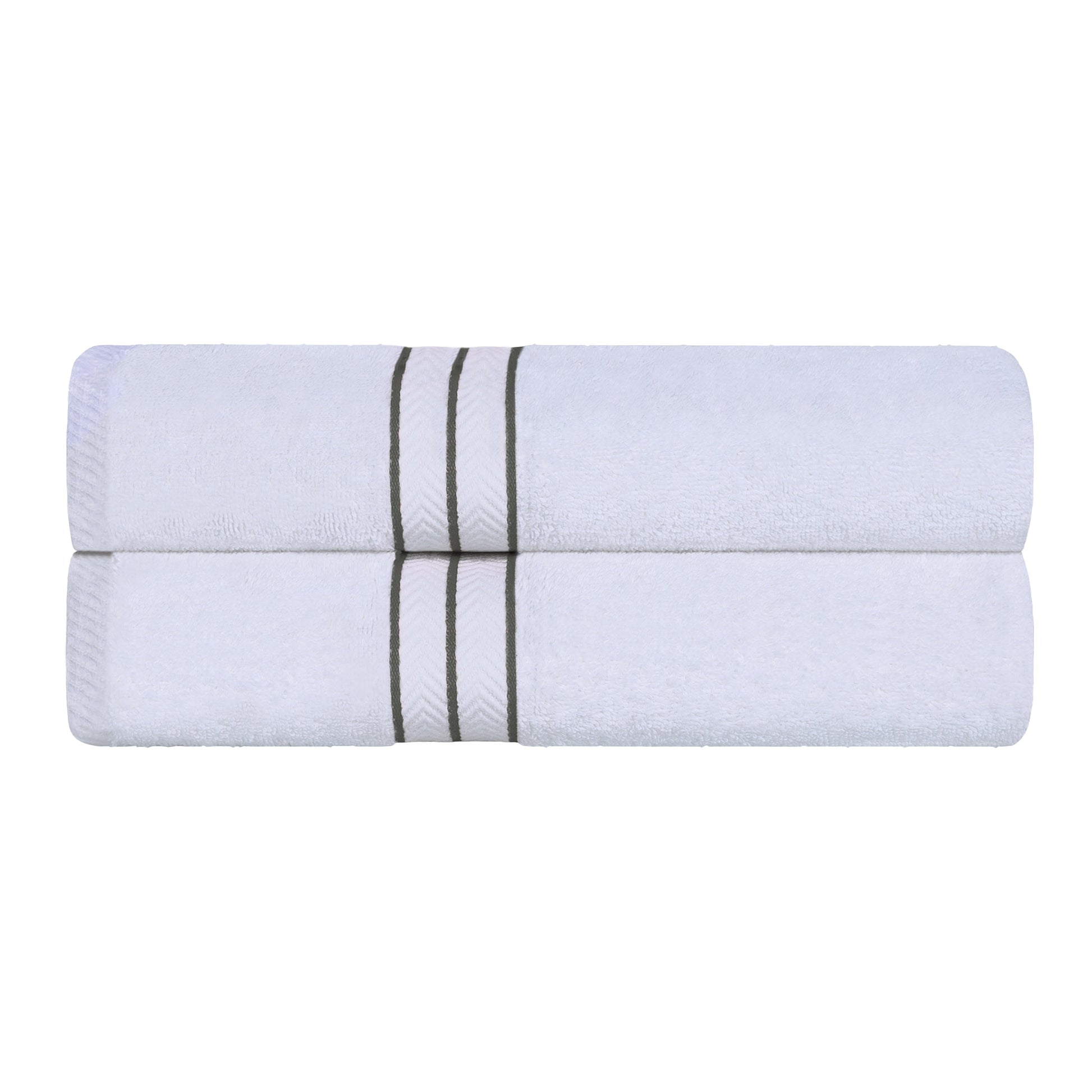Ultra-Plush Turkish Cotton Hotel Collection Super Absorbent Solid Luxury Bathroom Set - Charcoal
