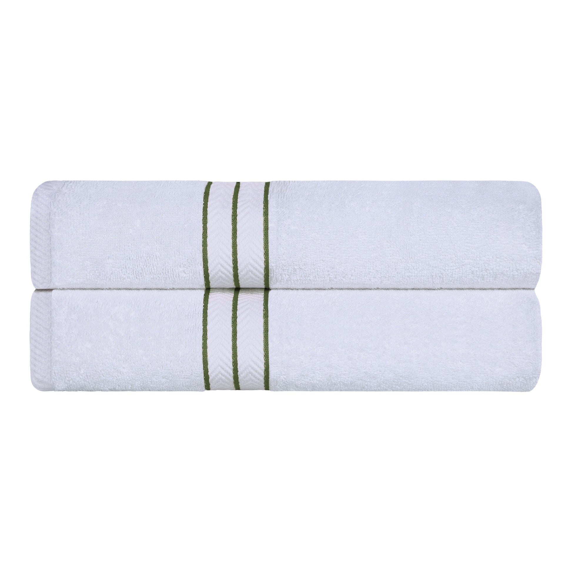 Ultra-Plush Turkish Cotton Hotel Collection Super Absorbent Solid Luxury Bathroom Set - Forest Green