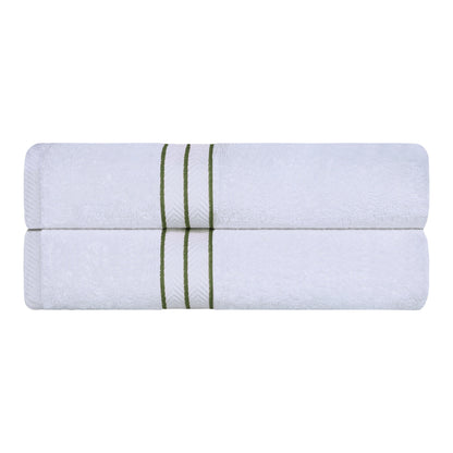 Ultra-Plush Turkish Cotton Hotel Collection Super Absorbent Solid Luxury Bathroom Set - Forest Green