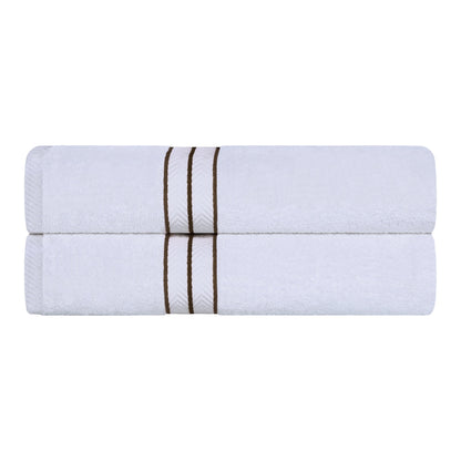 Ultra-Plush Turkish Cotton Hotel Collection Super Absorbent Solid Luxury Bathroom Set - Latte