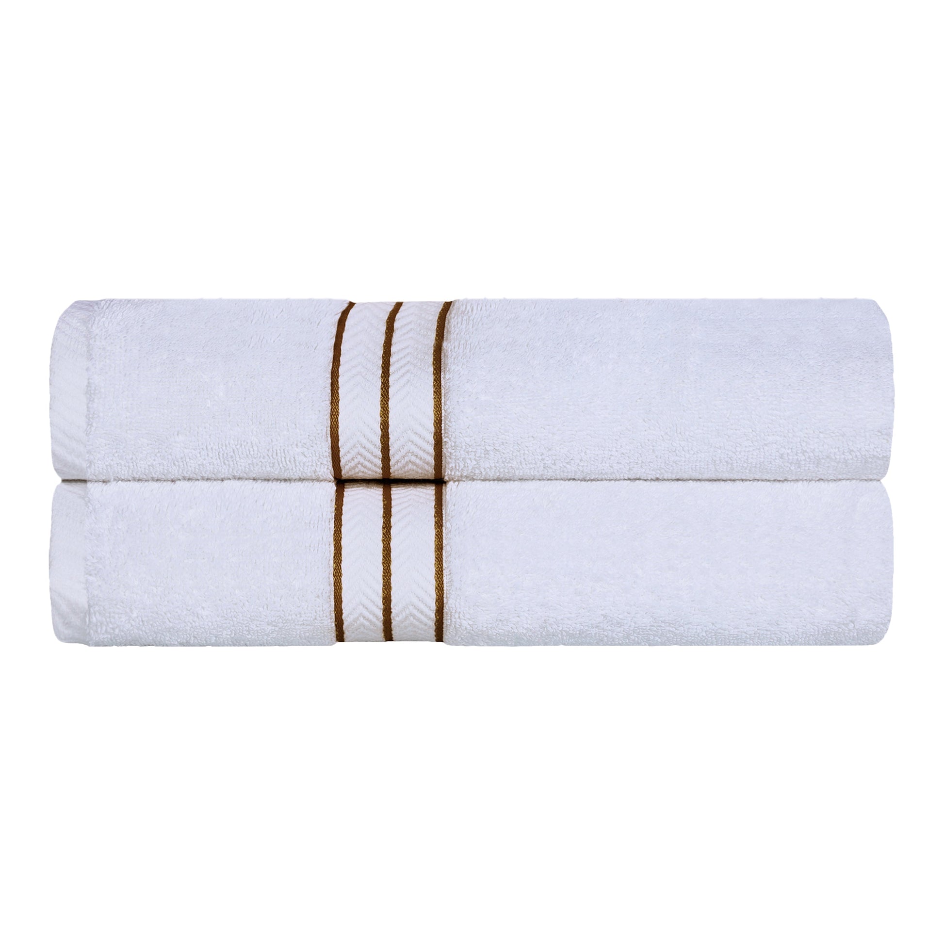 Ultra-Plush Turkish Cotton Hotel Collection Super Absorbent Solid Luxury Bathroom Set - Toast