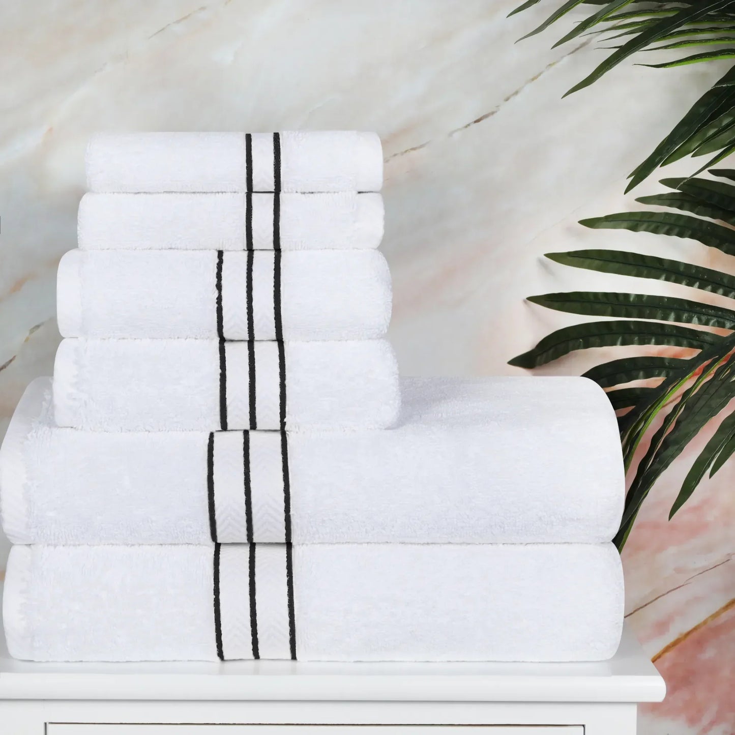 Ultra-Plush Turkish Cotton Hotel Collection Solid Towel Set Collection