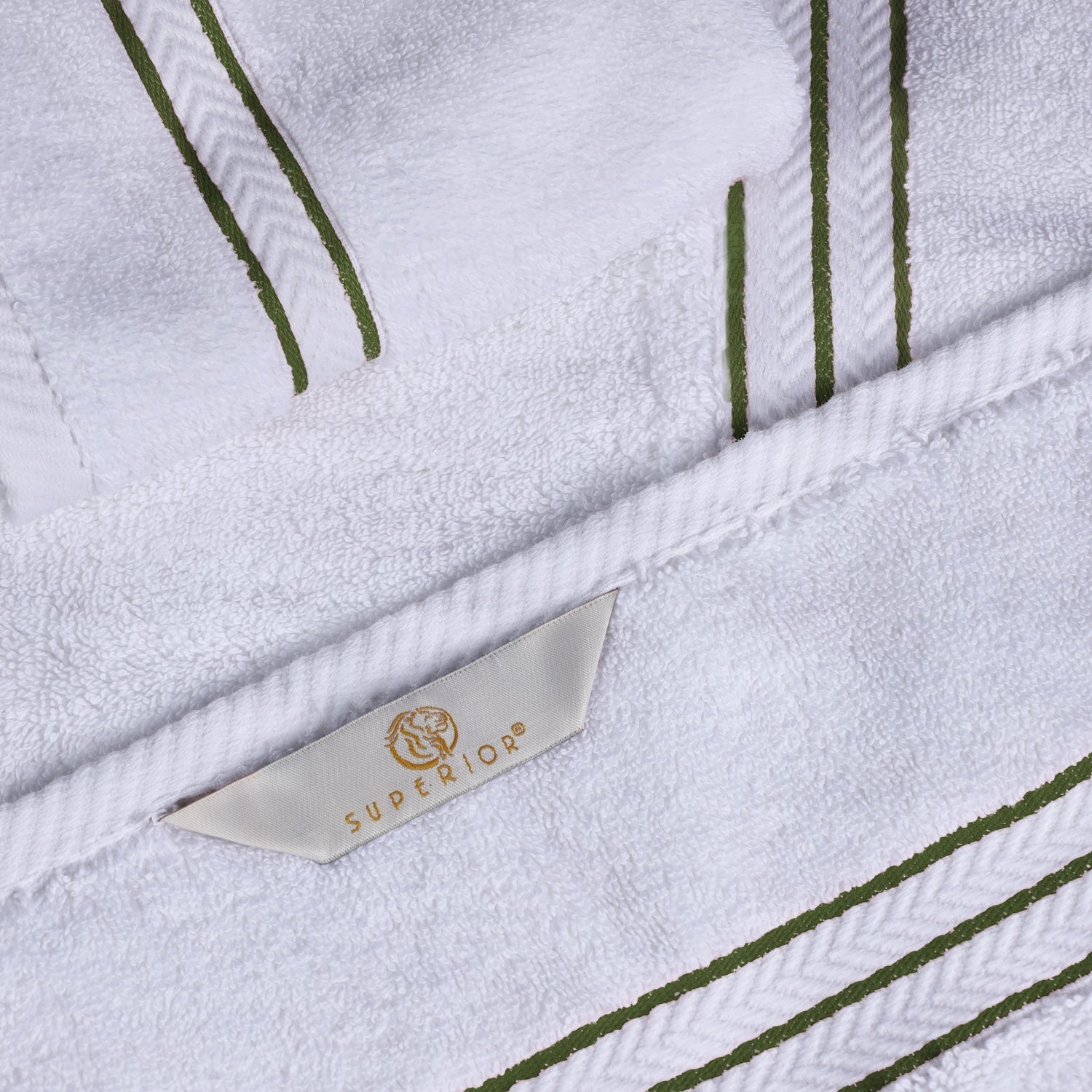 Ultra-Plush Turkish Cotton Hotel Collection Super Absorbent Solid Luxury Bathroom Set - Forest Green