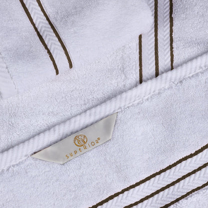 Ultra-Plush Turkish Cotton Hotel Collection Super Absorbent Solid Luxury Bathroom Set - Latte
