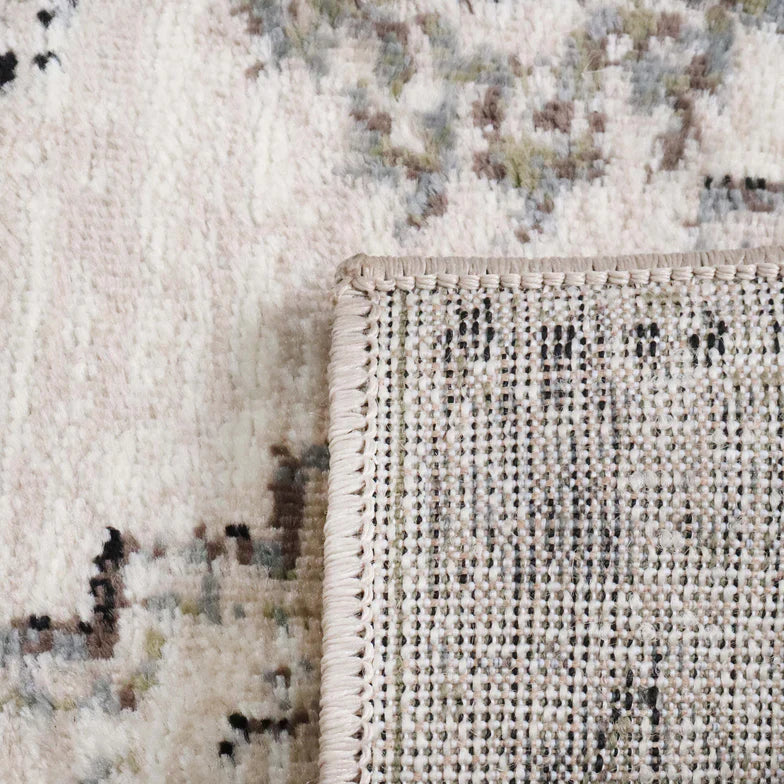 Brinton Vintage Oriental Medallion Indoor Area Rugs or Runner Rug - Slate