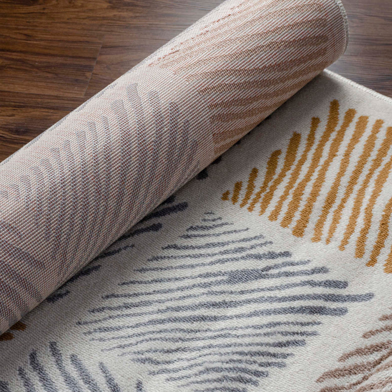 Lysandra Modern Geometric Indoor Area Rug - Gray