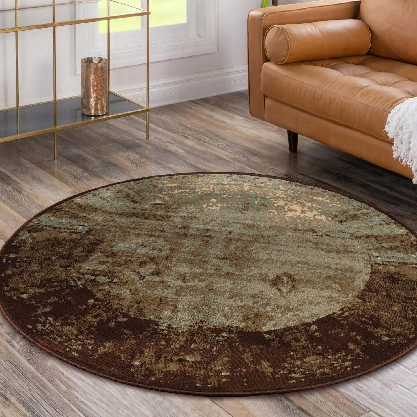 Superior Afton Acid Wash Gradient Indoor Area Rug or Runner Or Door Mat - Slate