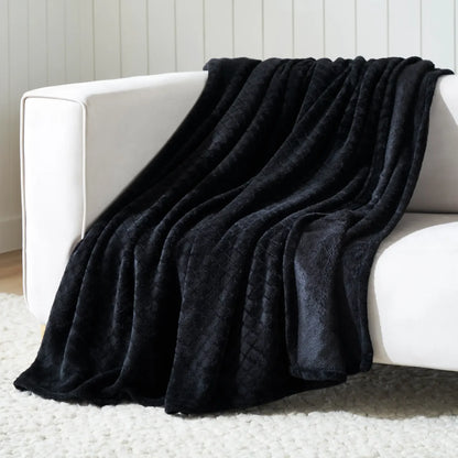 Alaska Diamond Fleece Plush Ultra-Soft Fluffy Blanket