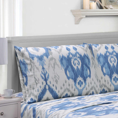 Superior Alderwood 300-Thread Count Cotton Decorative Paisley Sheet Set -  Mountlake