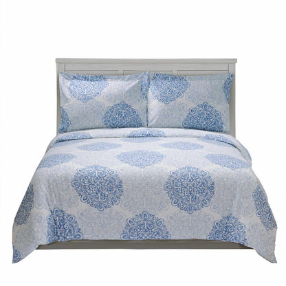 Superior Alderwood 300-Thread Count Cotton Decorative Paisley Sheet Set - Crawford
