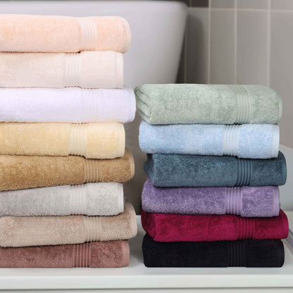 Egyptian Cotton Highly Absorbent Solid 4 Piece Bath Towel Set