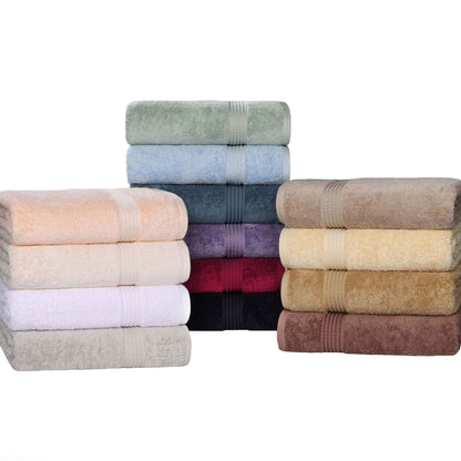 Egyptian Cotton Highly Absorbent Solid Ultra Soft Towel Set Collection