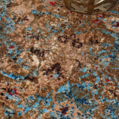 Angeles Overdyed Non-Slip Indoor Area Rug or Runner Rug