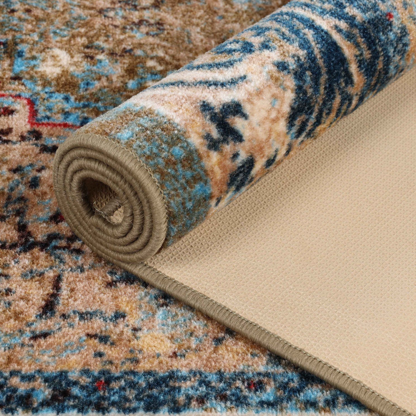 Angeles Overdyed Non-Slip Indoor Area Rug or Runner Rug