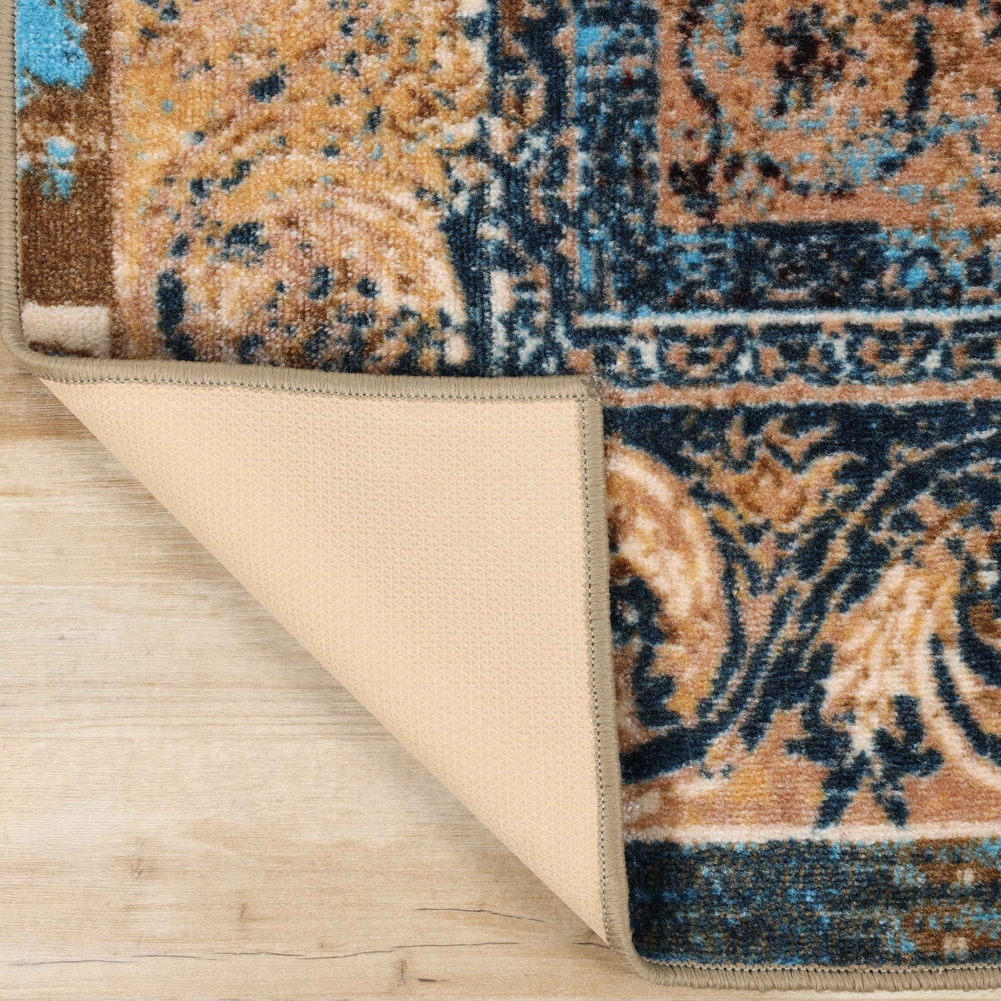 Angeles Overdyed Non-Slip Indoor Area Rug or Runner Rug