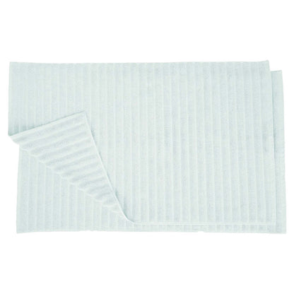 Lined 100% Cotton 1000 GSM 2-Piece Bath Mat Set - Aquamarine