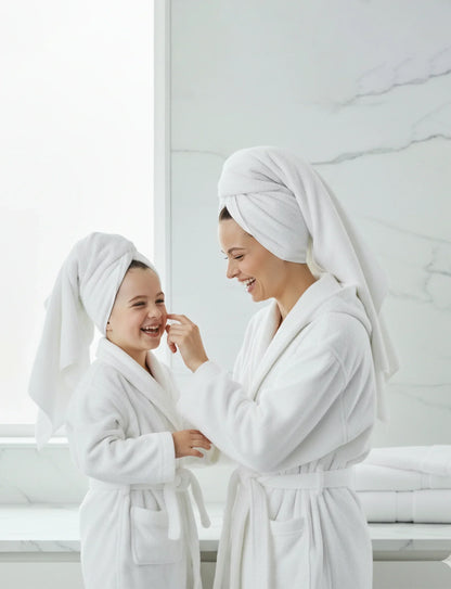 Madeline Egyptian Cotton Pile Plush Heavyweight 6 Piece Towel Set