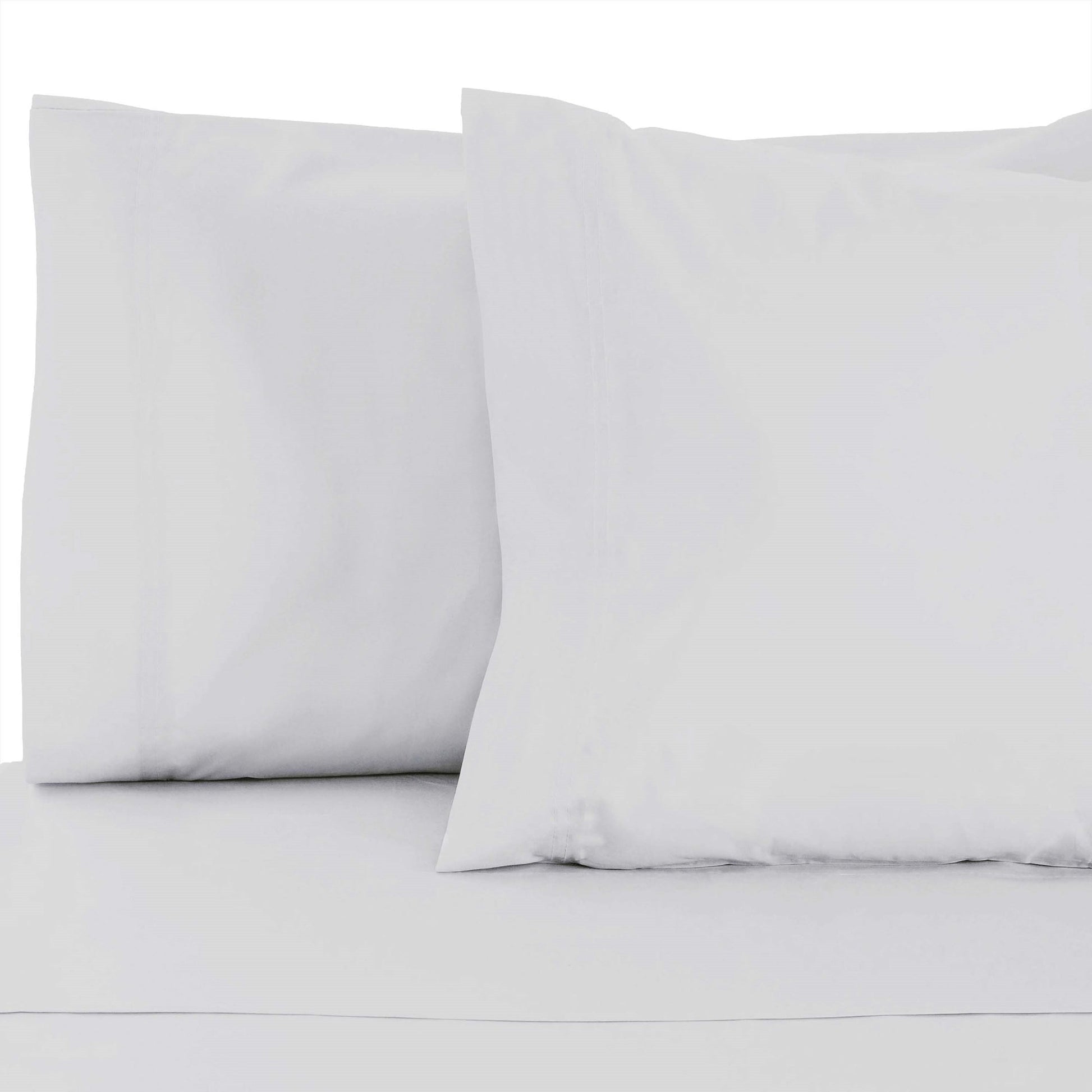 Superior 100% Rayon From Bamboo 300 Thread Count Solid 2 Piece Pillowcase Set -  Platinum
