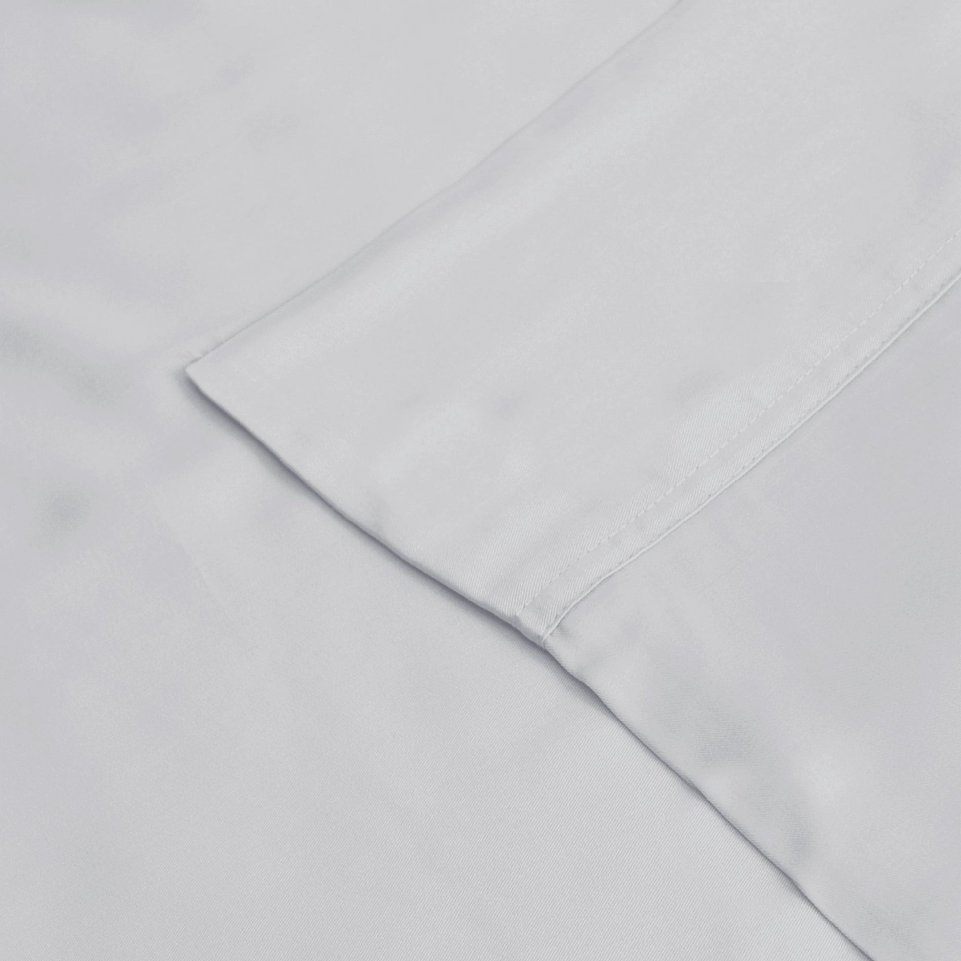 Superior 100% Rayon From Bamboo 300 Thread Count Solid 2 Piece Pillowcase Set -  Platinum