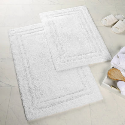 Non-Slip Absorbent Assorted Solid 2 Piece Bath Rug Set