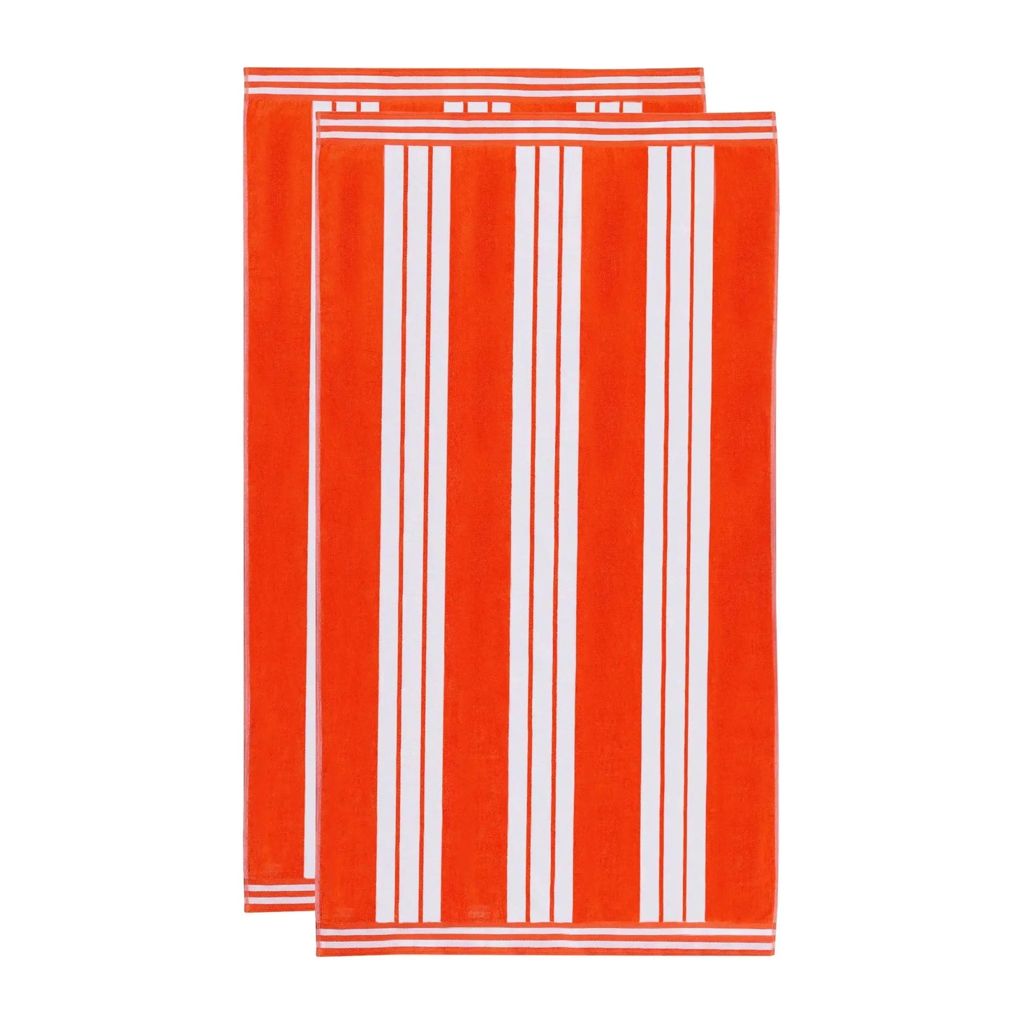 Cabana Stripe Oversized Cotton Beach Towel Set Of 2,4,6