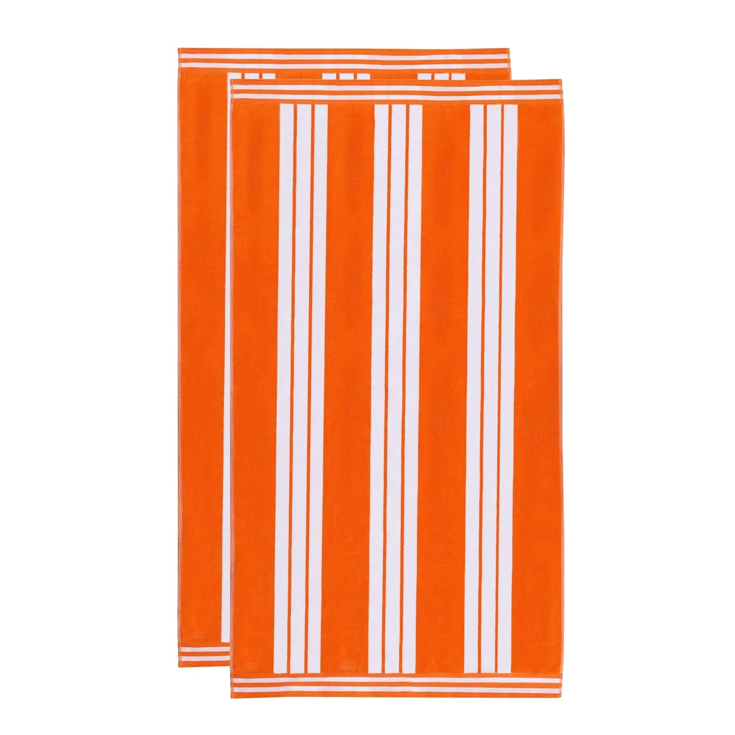 Cabana Stripe Oversized Cotton Beach Towel Set Of 2,4,6