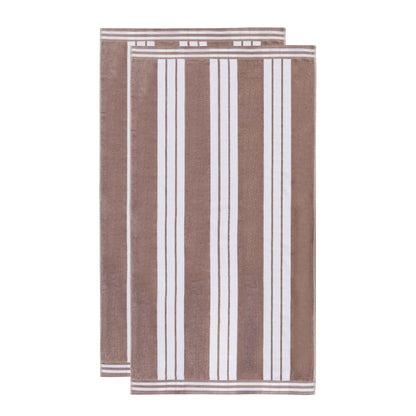 Cabana Stripe Oversized Cotton Beach Towel Set Of 2,4,6