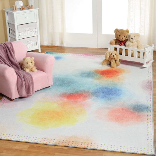 Superior Blossom Abstract Flatweave Indoor Area Rug - Rose Pink