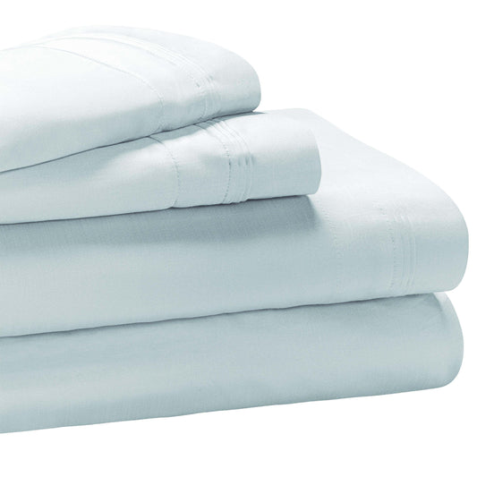 Egyptian Cotton 1000 Thread Count Eco-Friendly Solid Sheet Set - BabyBlue