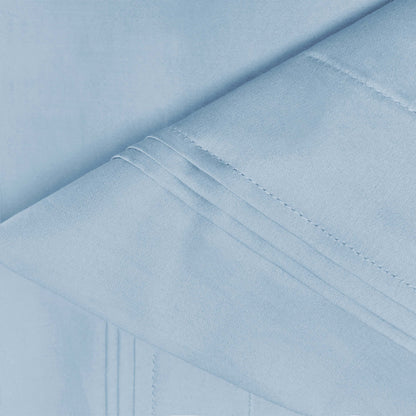 Premium 650 Thread Count Egyptian Cotton Solid Pillowcase Set - BabyBlue