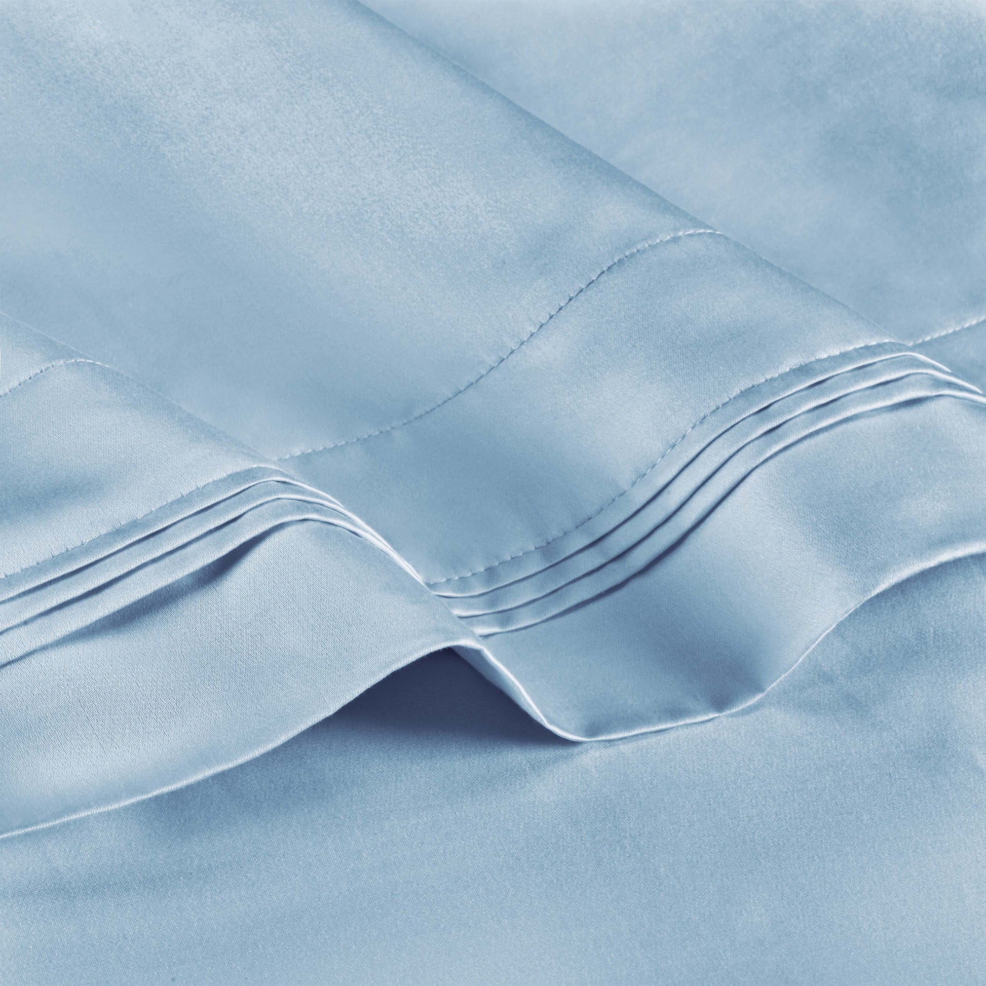 Premium 650 Thread Count Egyptian Cotton Solid Pillowcase Set - BabyBlue