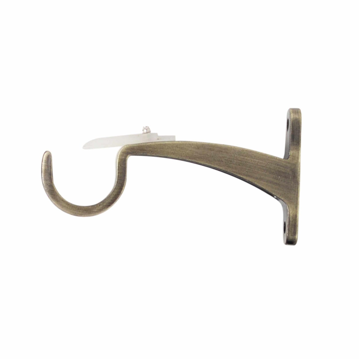  Bailey Adjustable Stainless Steel and Aluminum Curtain Rod - Antique Brass