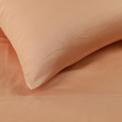 Egyptian Cotton 300 Thread Count Solid Deep Pocket Sheet Set - Beige
