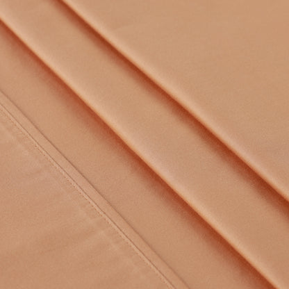Egyptian Cotton 300 Thread Count Solid Deep Pocket Sheet Set - Beige