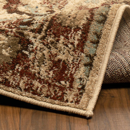  Superior Bennett Vintage Inspired Persian Faux Distressed Indoor Area Rug or Runner