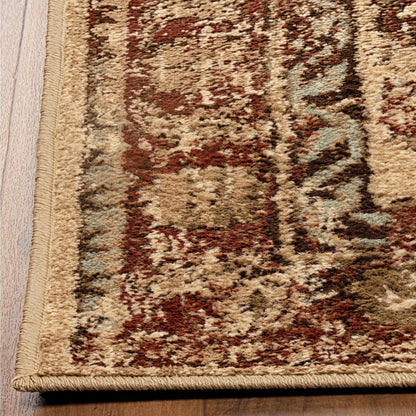  Superior Bennett Vintage Inspired Persian Faux Distressed Indoor Area Rug or Runner