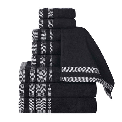 Hays Cotton Medium Weight 9 Piece Assorted Bathroom Towel Set