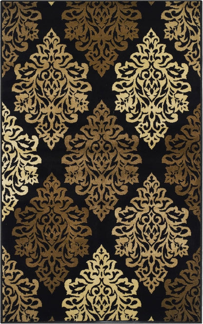 Danvers Floral Medallion Damask Indoor Area Rug