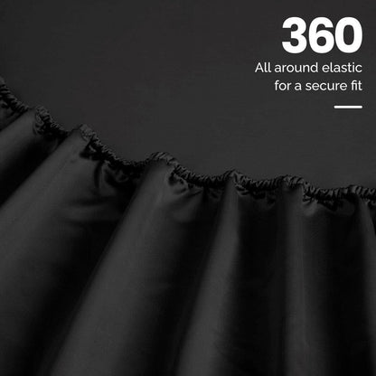 Egyptian Cotton 1500 Thread Count Eco Friendly Solid Sheet Set - Black